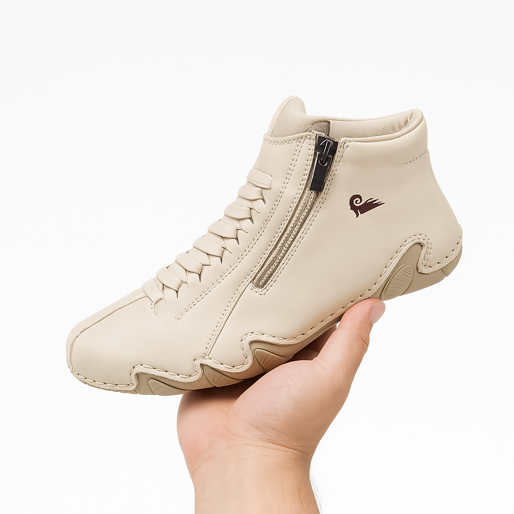 ווגבק 2.0 – נעלי אורטופדיה נושמות עם רוכסן כפול נוחות