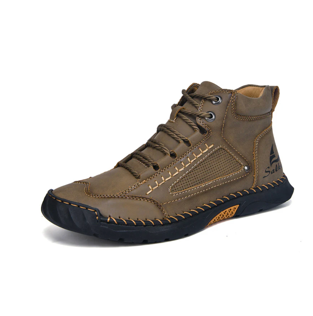 VogSalkin 2.0 - Bottes Barefoot tout-terrain à semelle vulcanisée et cuir vegan imperméable